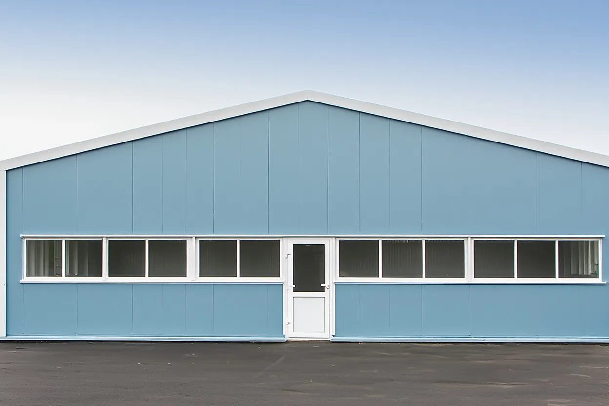 Новый металлический ангар 720 кв. м. фото